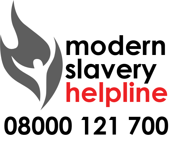 Modern Slavery Helpline - 08000 121 700