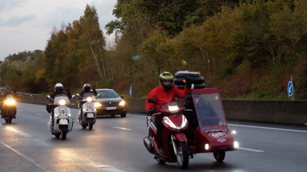 London to Paris convoy.