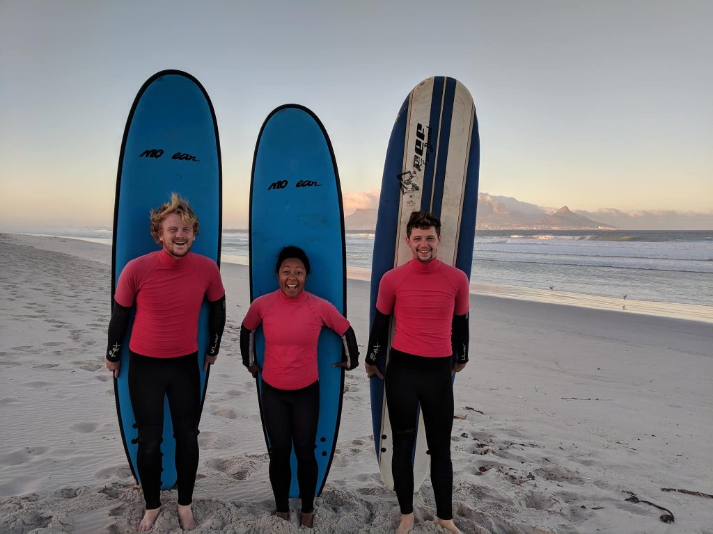 Surfing against slavery.